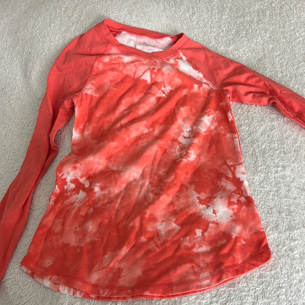 Pink tie dye long sleeve